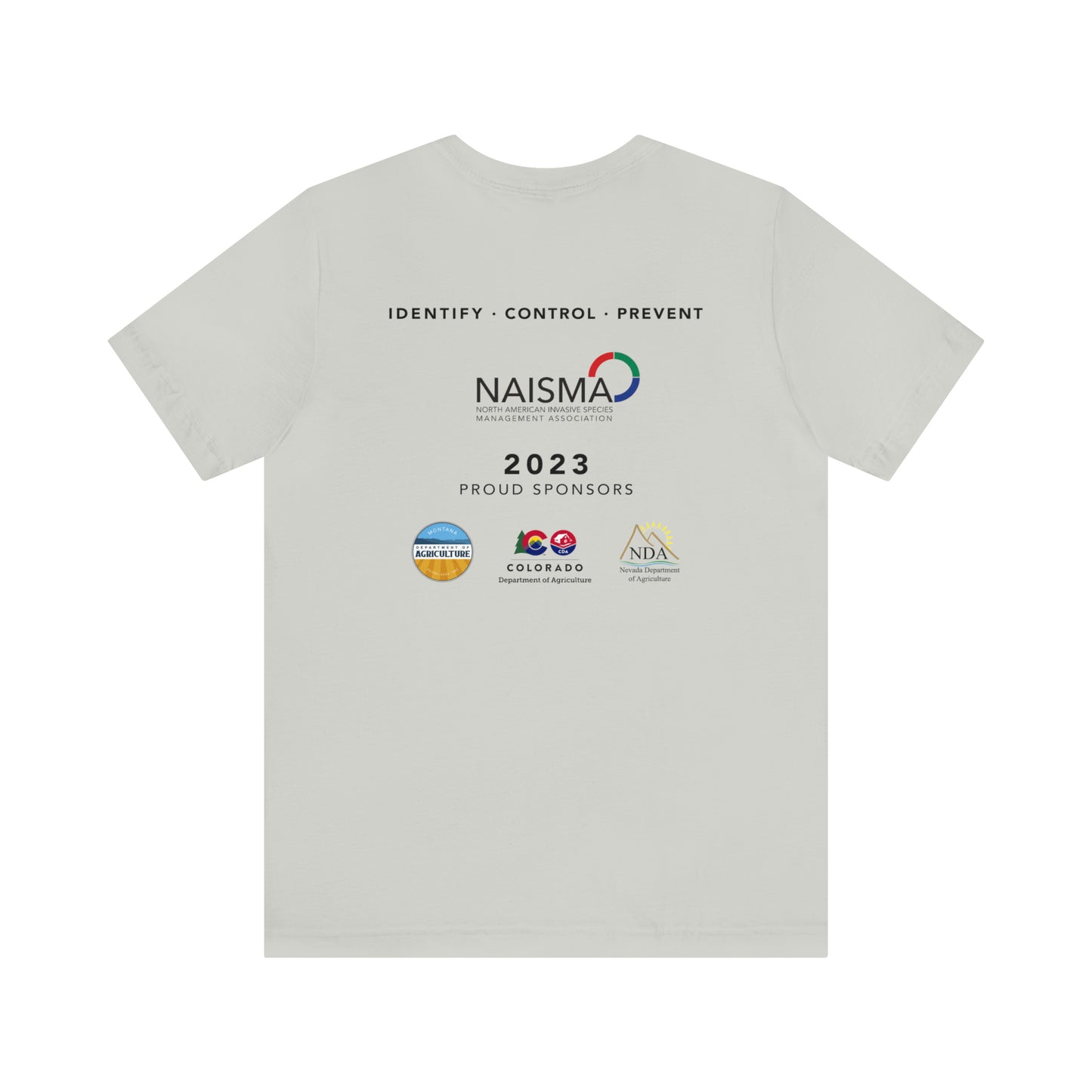 Know Your Invasives Ventenata T-shirt (+ 1 Year FREE Pro Membership for New NAISMA Members)