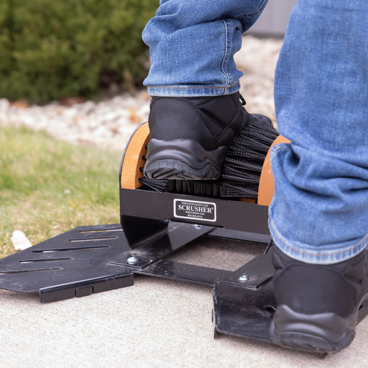 Scrusher® Portable Boot & Shoe Cleaner Brush - DELUXE