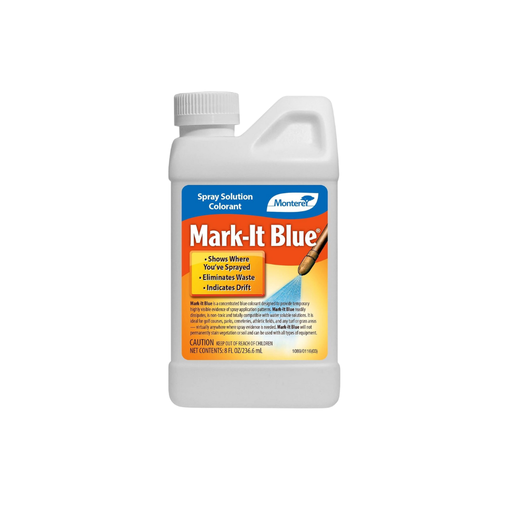 dye for herbicide application Mark-it Blue Landscape Dye