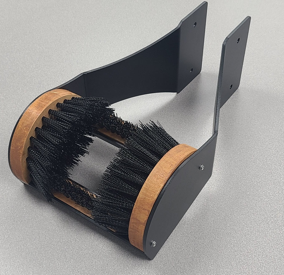 Single Post Boot Brush Holder