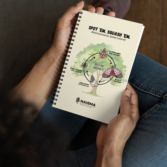 Know Your Invasives - Spotted Lanternfly Spiral Notebook