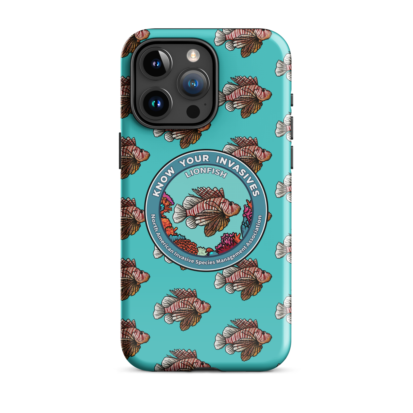 Know Your Invasives - Lionfish Awareness Tough Case for iPhone®