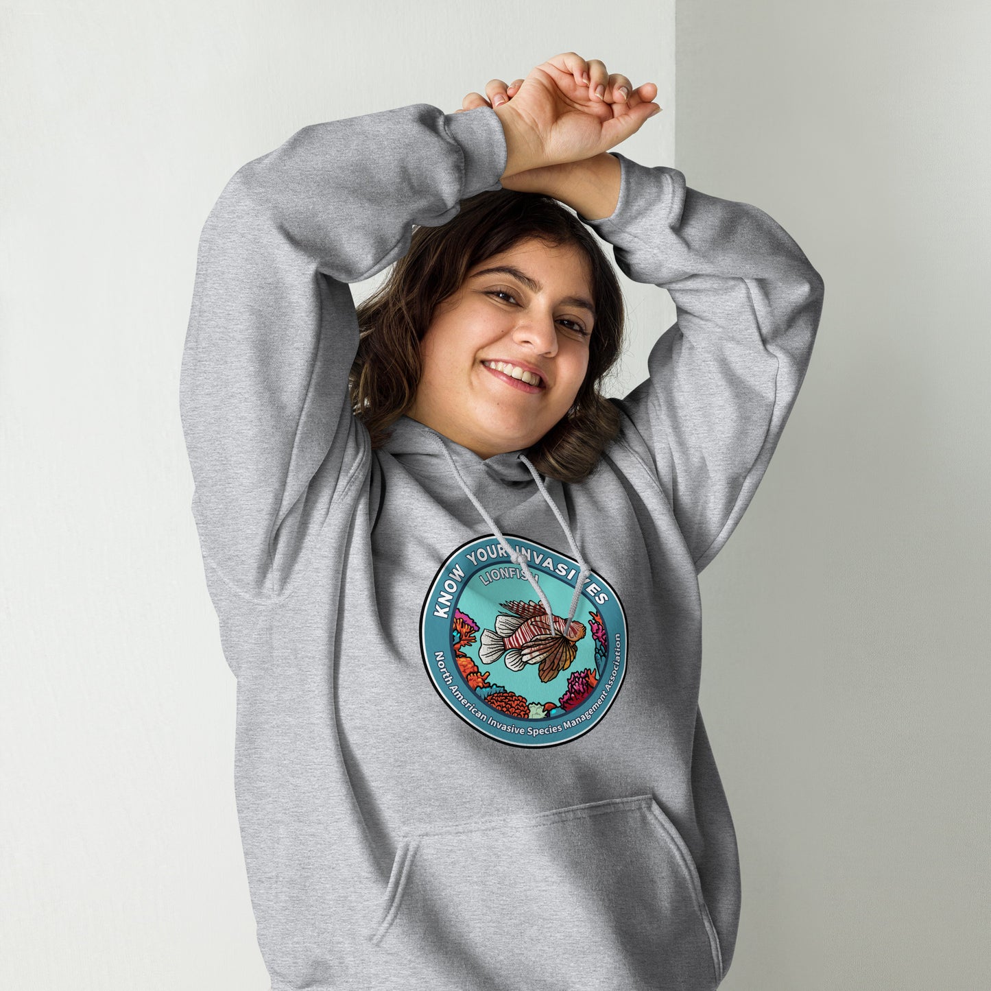 Know Your Invasives: Lionfish Awareness Hoodie