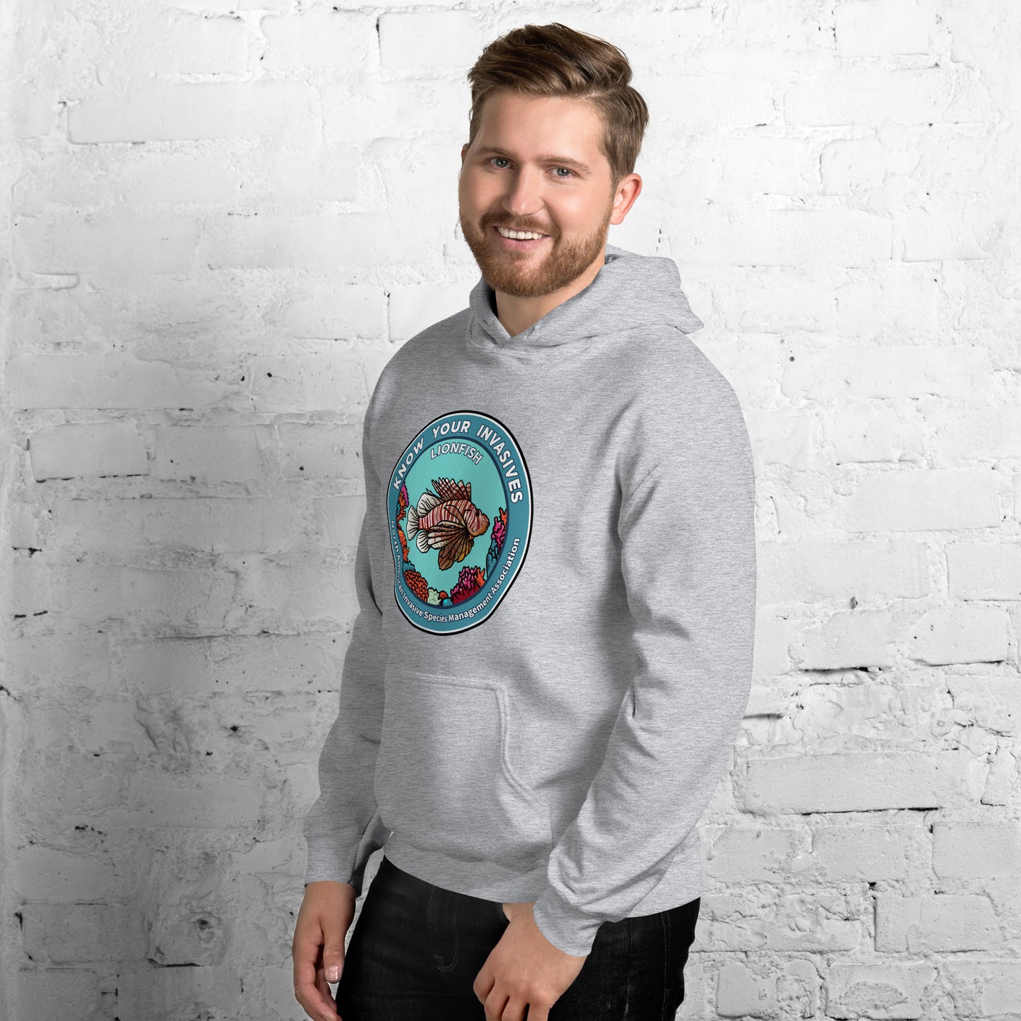 Know Your Invasives: Lionfish Awareness Hoodie