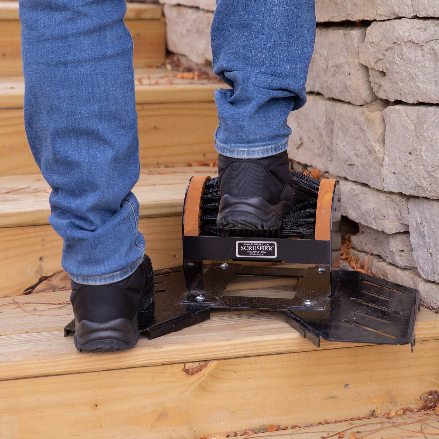 Scrusher® Portable Boot & Shoe Cleaner Brush - DELUXE