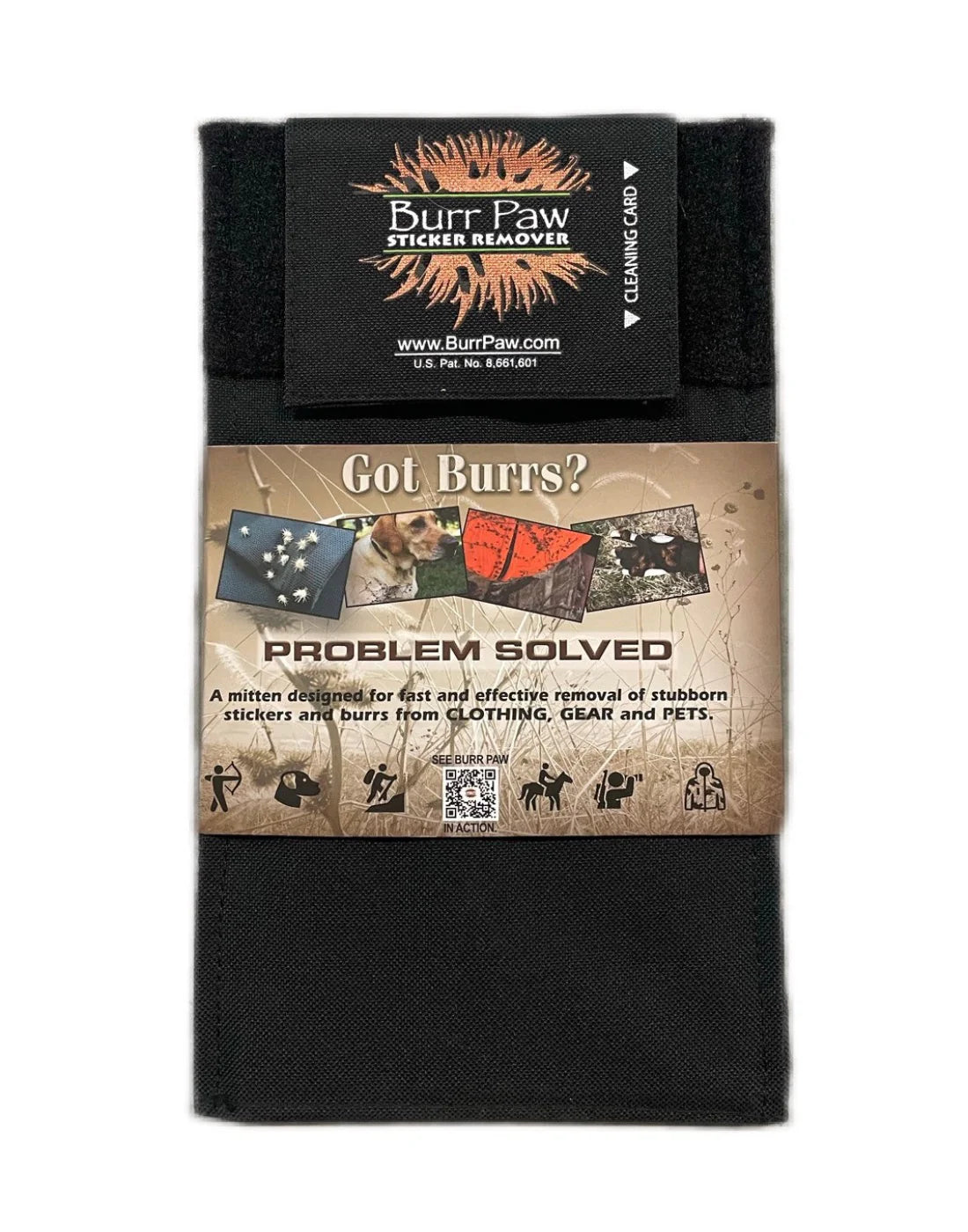 Burr Paw Sticker & Burr Remover