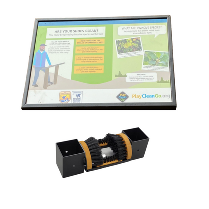 PlayCleanGo® Boot Brush Station - Assemblies, No Posts