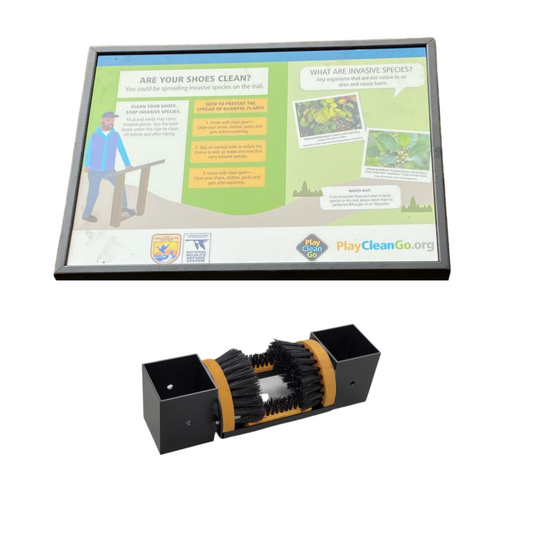 PlayCleanGo® Boot Brush Station - Assemblies, No Posts