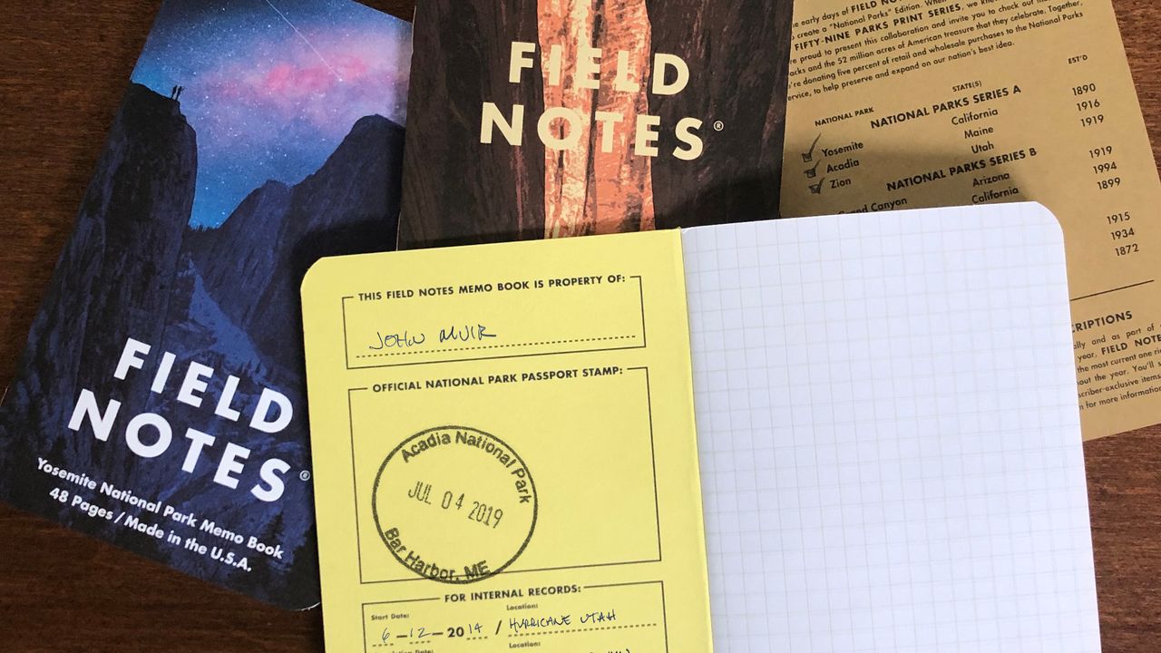 Field Notes National Parks Memo Books - Series F: Glacier, Hawai’i Volcanoes and Everglades