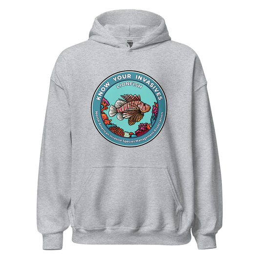 Know Your Invasives: Lionfish Awareness Hoodie