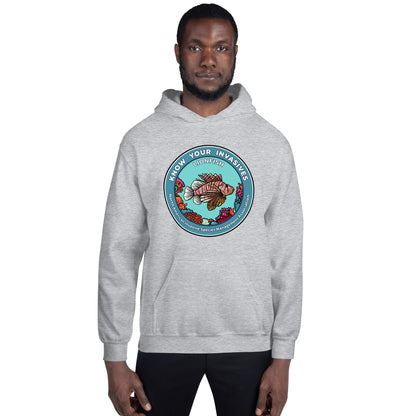 Know Your Invasives: Lionfish Awareness Hoodie