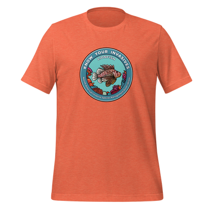 Know Your Invasives - Lionfish Awareness T-shirt