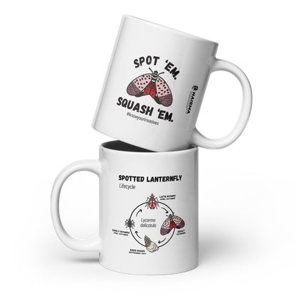 Know Your Invasives - Spotted Lanternfly 20oz Mug
